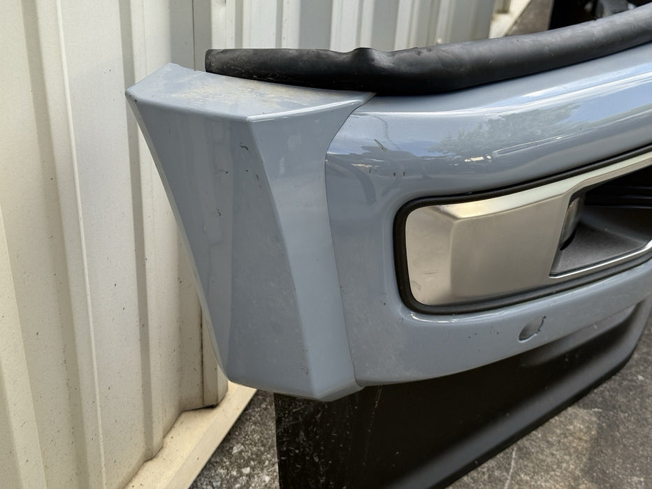 2023 2024 2025 FORD F450 PLATINUM FRONT BUMPER ASSEMBLY GLACIER GREY OEM