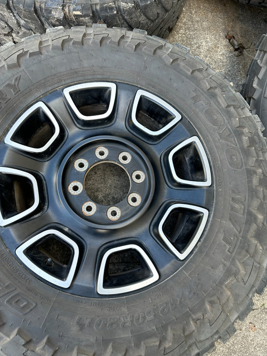 2024 FORD F250 F350 PLATINUM FACTORY WHEELS RIMS SET 20X8 20" PC3C 1007 HA OEM