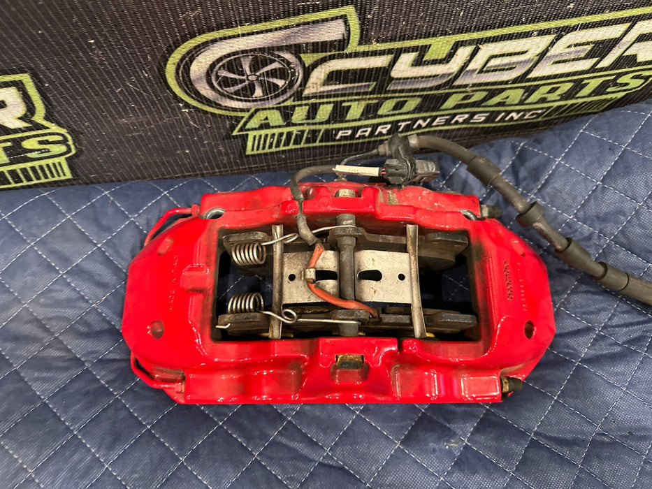 2021 AUDI R8 FRONT RIGHT CARBON CERAMIC BRAKE CALIPER RED OEM 4S0615106