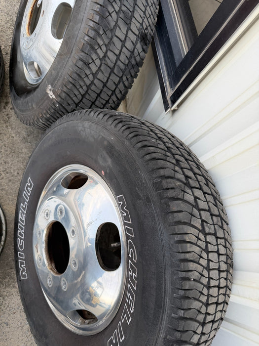 2017-2019 FORD F350 DRW DUALLY WHEELS RIMS TIRES ALUMINUM STEEL 8X200 OEM
