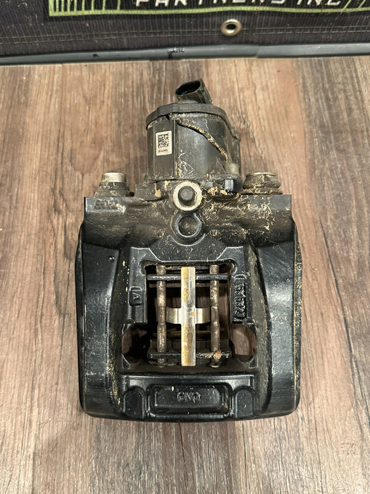 2017 AUDI R8 LEFT EMERGENCY PARKING BRAKE CALIPER OEM *CRACK 9-10*