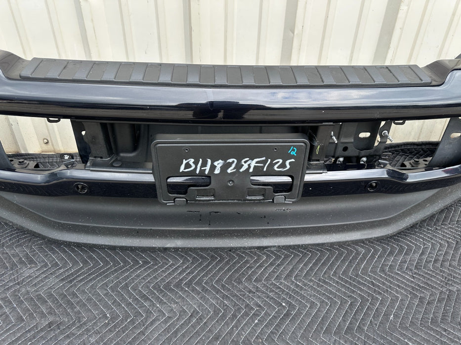 2023 2025 FORD F250 F350 PLATINUM FRONT BUMPER ASSEMBLY AGATE BLACK ~PAINT CHIP~