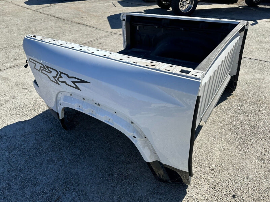 2021 2022 2023 2024 RAM 1500 TRX PICKUP BOX BED 5' 7" OEM WHITE 68603842AA