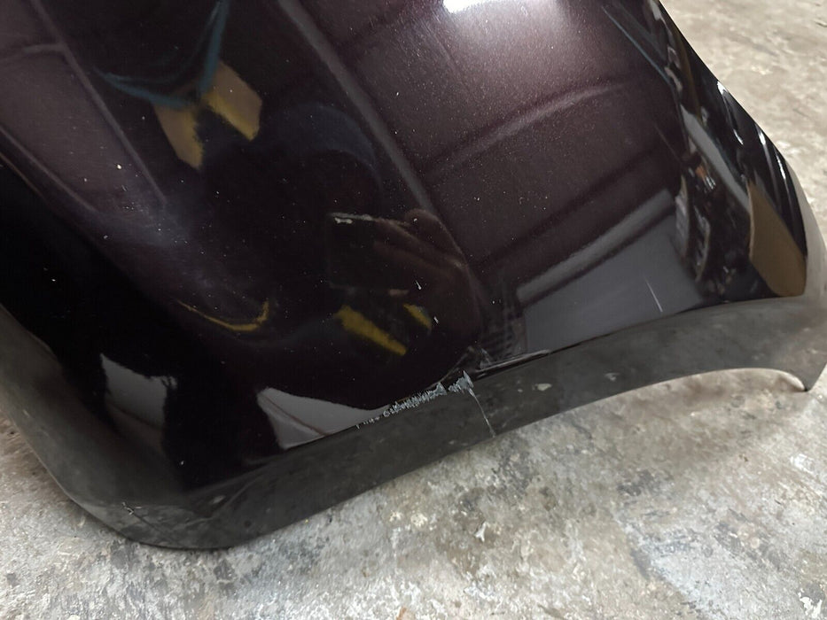 2010 NISSAN 370Z FRONT BUMPER COVER BLACK CHERRY *NAG OEM ~MINOR WEAR/SCRATCHES~