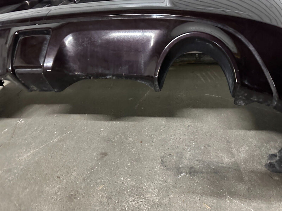 2010 NISSAN 370Z REAR BUMPER COVER BLACK CHERRY *NAG OEM ~MINOR WEAR/SCRATCHES~