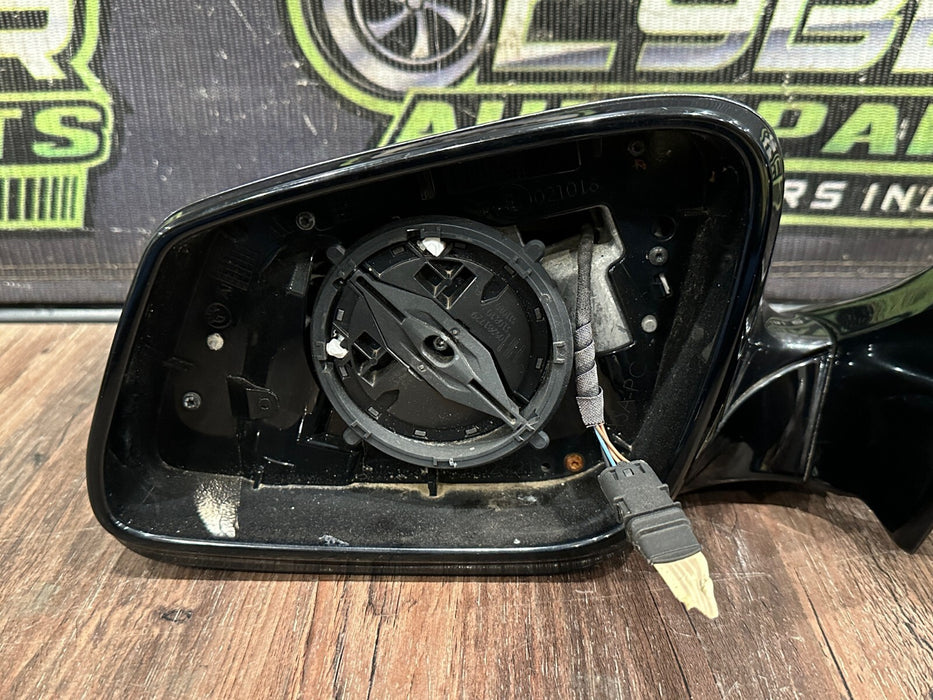 2011 BMW 550i F10 5 SERIES LEFT DOOR MIRROR GRAPHITE METALLIC (A90) *PAINT/READ