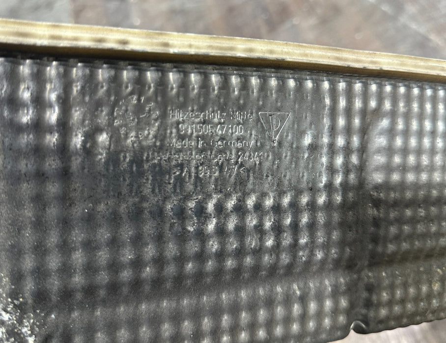 2014 PORSCHE 911 TURBO S 991 REAR BUMPER THERMAL HEAT SHIELD OEM 99150547100