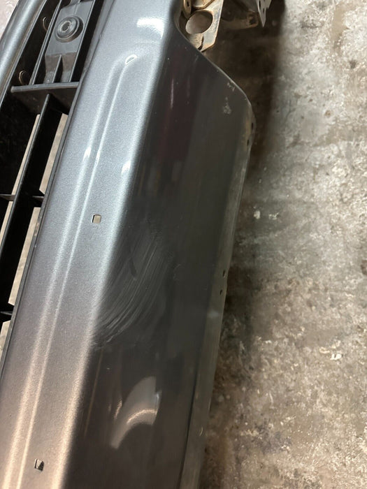 2016 2018 NISSAN TITAN XD PRO-4X GRAY METALLIC FRONT BUMPER ASSEMBLY MINOR FLAWS