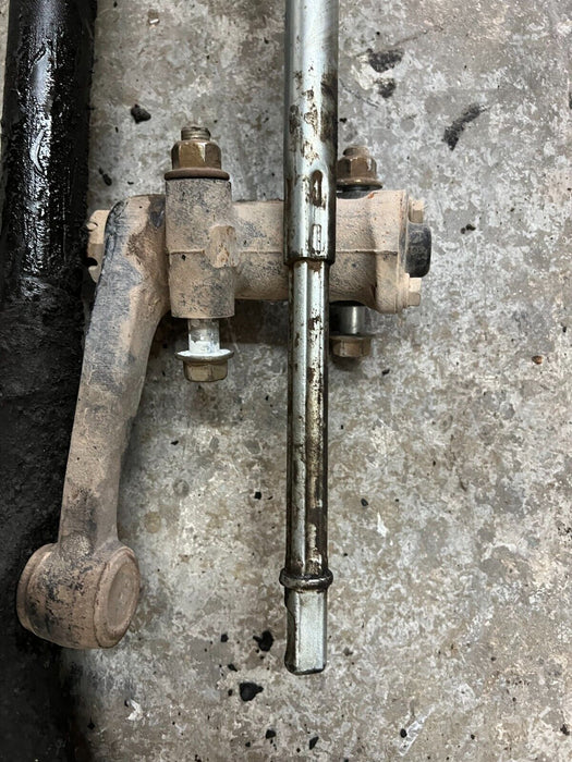 2016 2017 NISSAN TITAN FRONT ENGINE POWER STEERING GEAR BOX W/STEERING DRAG LINK