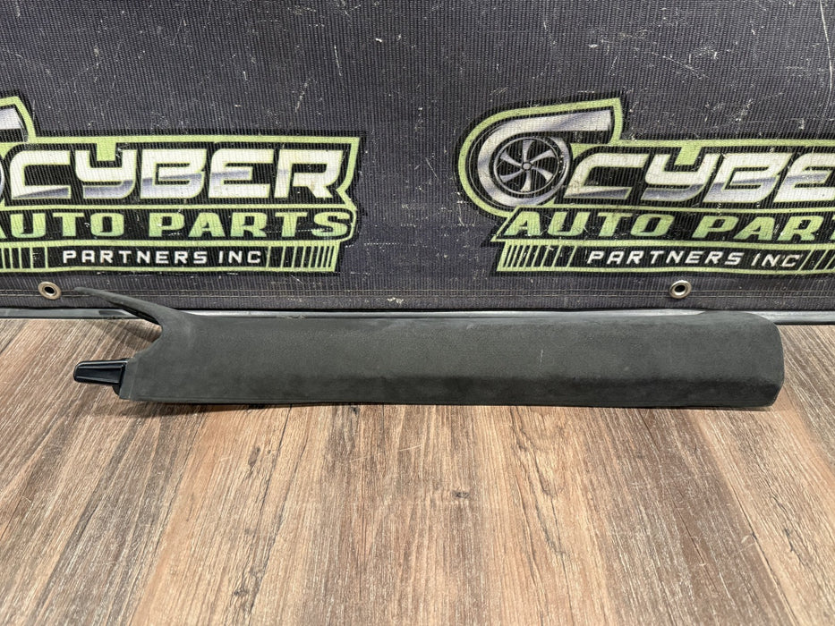 2014 PORSCHE 911 TURBO S 991 RIGHT ALCANTARA A PILLAR TRIM OEM 991.555.182 *WEAR