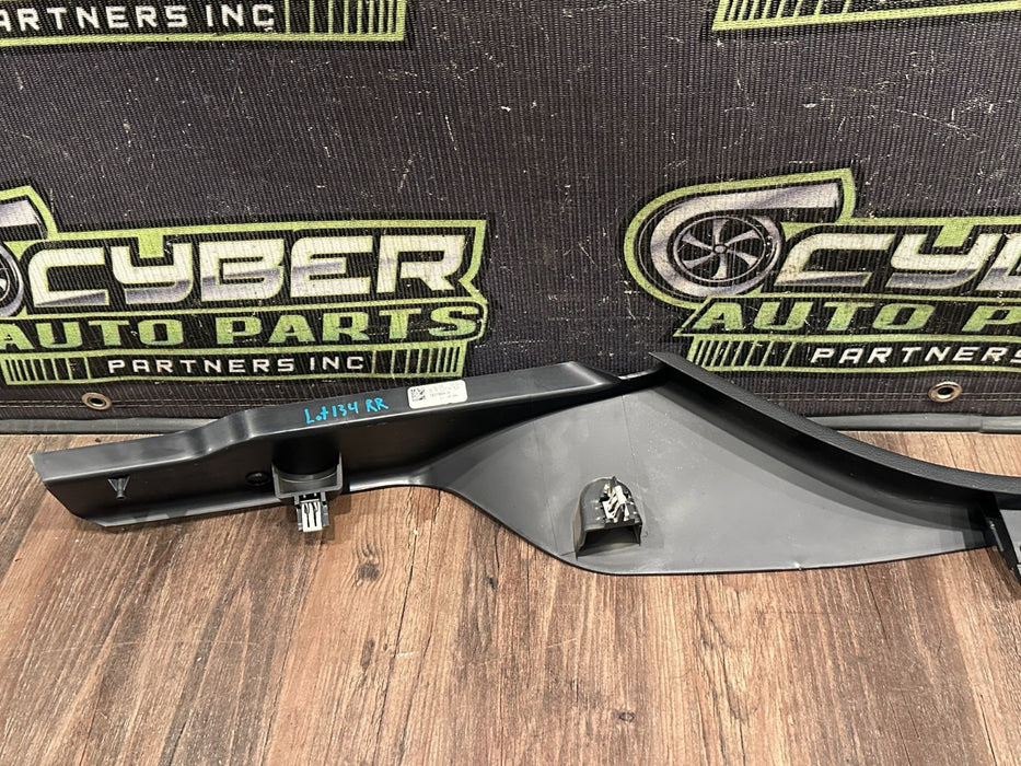 2022 DODGE RAM 2500 3500 REAR RIGHT SILL KICK PLATE TRIM OEM *WEAR 8*