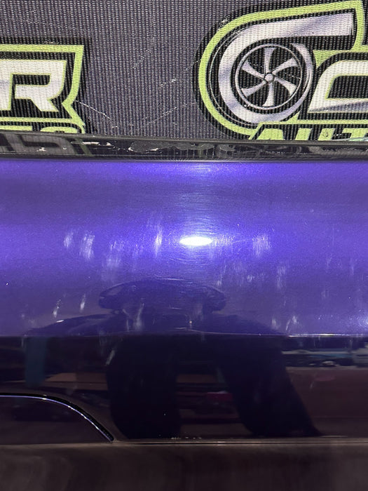 2014 AUDI R8 SPYDER RIGHT PURPLE DOOR SHELL W WINDOW OEM *FLAWS/READ*