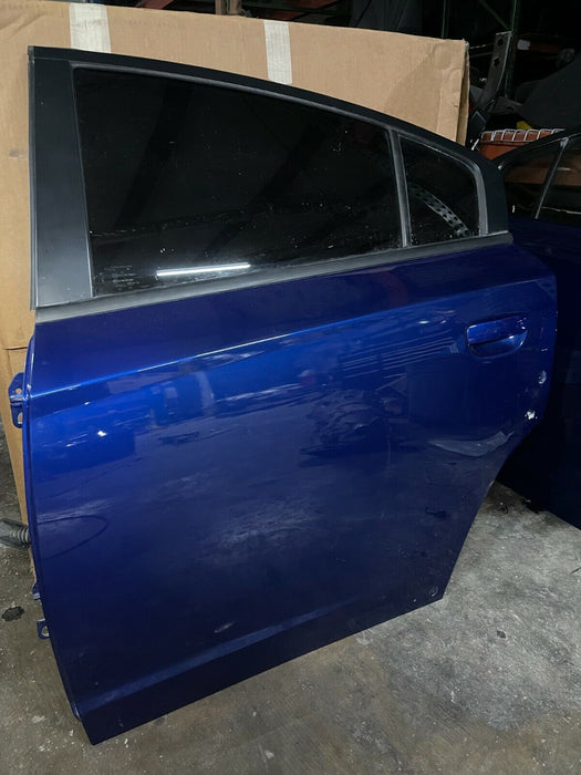 2020 DODGE CHARGER HELLCAT WIDEBODY REAR LEFT DOOR SHELL BLUE OEM 2015-2021