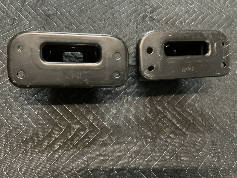 2014 INFINITI Q50 FRONT BUMPER CRASH BAR MOUNTING BRACKETS OEM