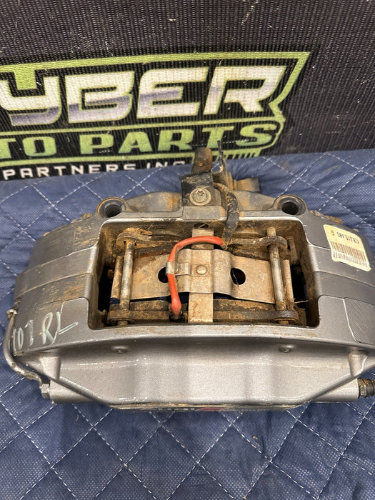 2014 AUDI R8 BREMBO REAR LEFT CARBON CERAMIC BRAKE CALIPER OEM *SCATCHES FLAW*