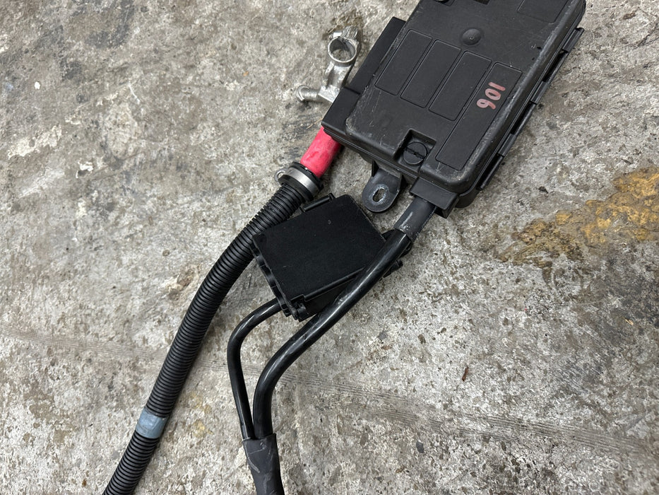 2014 AUDI R8 V10 POSITIVE GROUND TERMINAL BATTERY CABLE W/ FUSE BOX TERMINAL