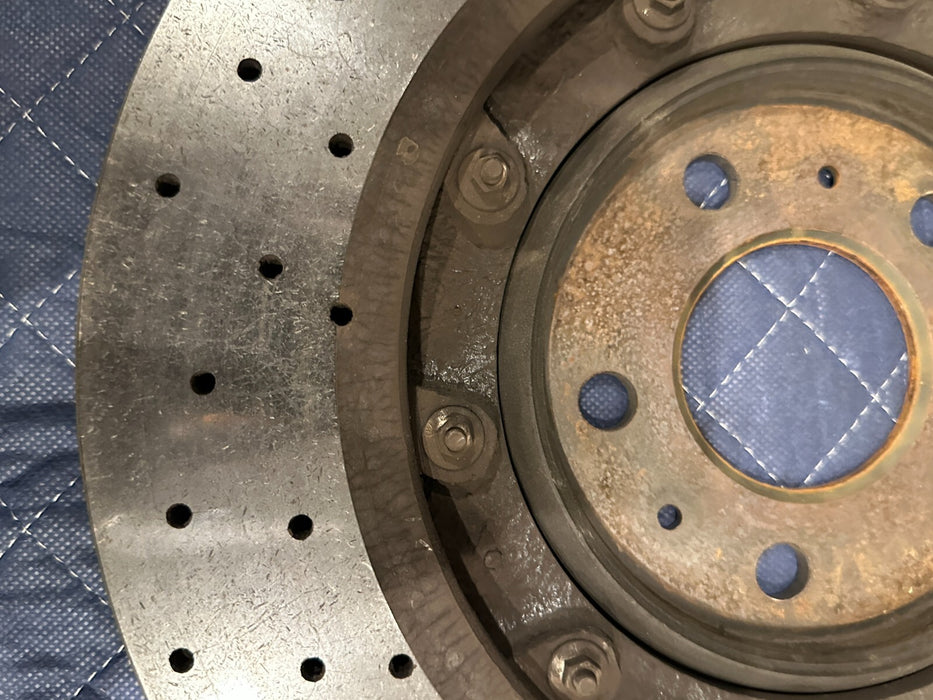 2021 AUDI R8 REAR PASSENGER RIGHT CARBON CERAMIC BRAKE ROTOR OEM 4S0 615 602 A