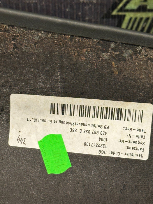 2014 AUDI R8 QUARTER TRIM PANEL LEFT DRIVER 423867035C 423 867 036 E OEM