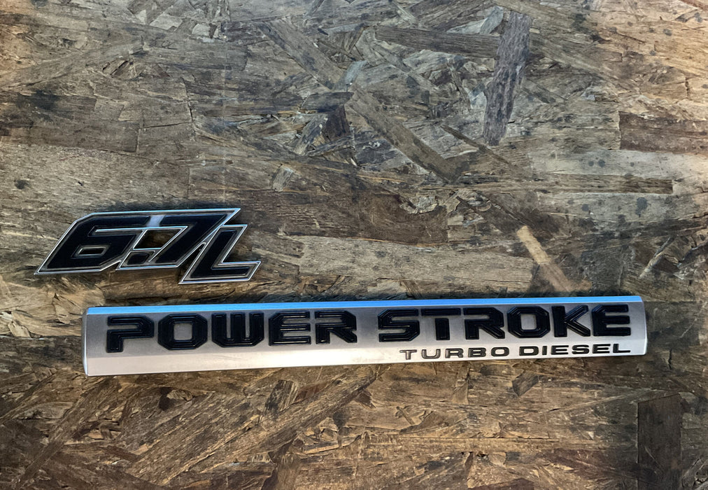 2017-2020 FORD F250 F350 F450 6.7L POWER STROKE TURBO DIESEL EMBLEM OEM