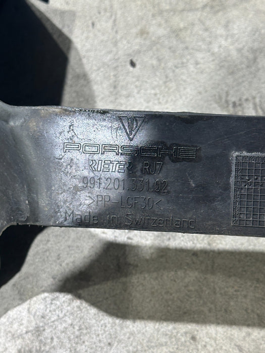 2014 PORSCHE 911 TURBO S FUEL TANK PROTECTIVE PLATE OEM 991.201.331.02