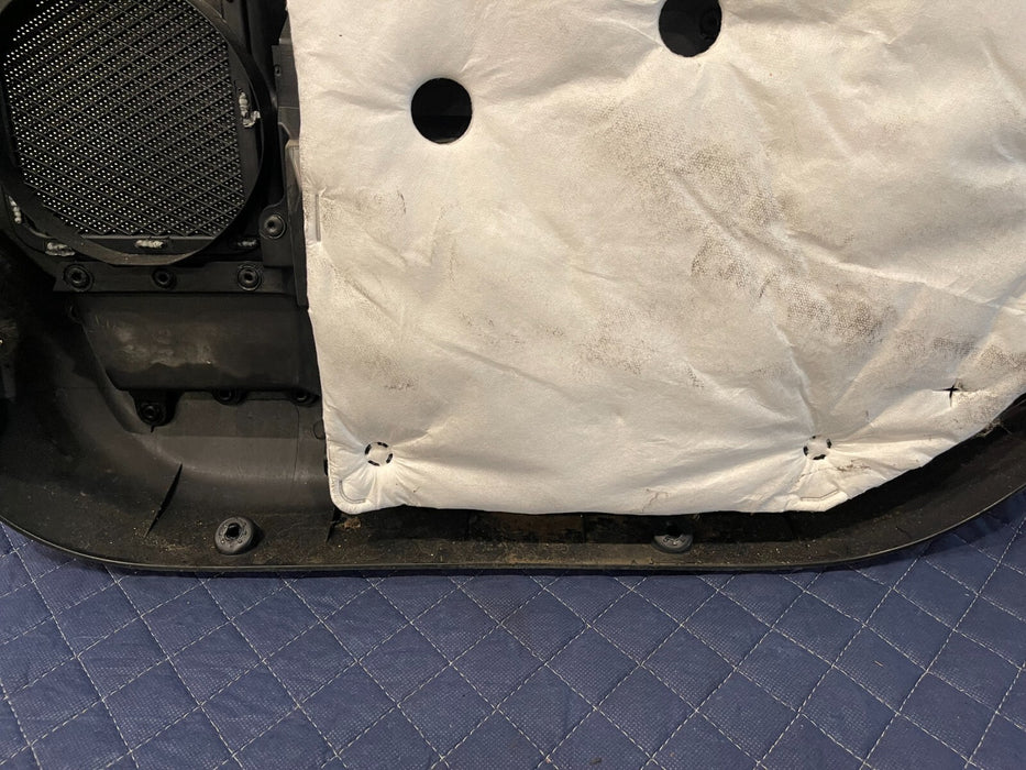 2017-2019 FORD F250 F350  BLACK REAR DRIVER LEFT DOOR PANEL OEM SCRATCHES