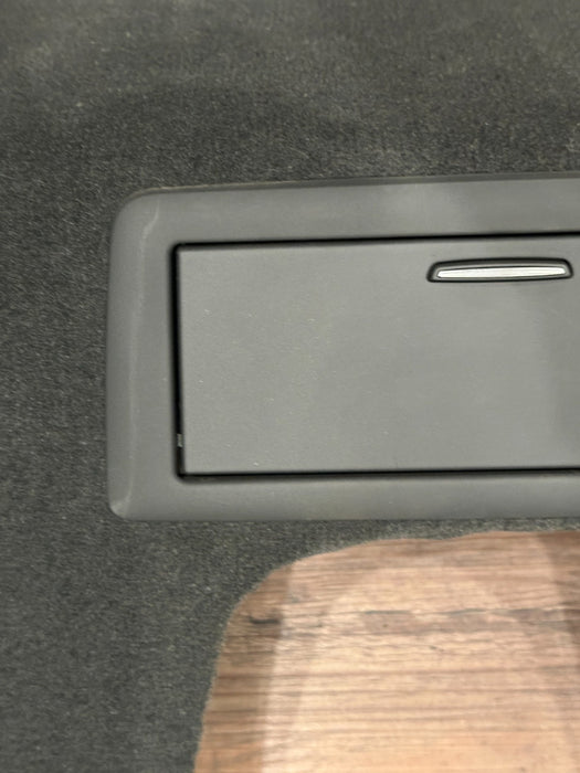 2014 AUDI R8 REAR PACKAGE TRAY BACK WALL CARPET COVER TRIM PANEL 420 863 411 L