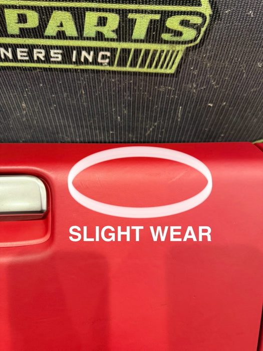 2014 PORSCHE 911 TURBO S 991 RED GLOVE BOX STORAGE COMPARTMENT OEM *SLIGHT WEAR*