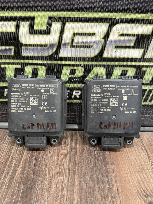 2017-2019 FORD F250 F350 LEFT RIGHT TAIL LIGHT BLIND SPOT RADAR MODULE PAIR OEM