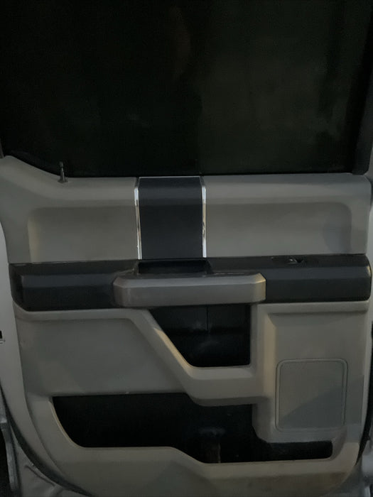 2017-2019 FORD F250 F350 F450 REAR DRIVER LEFT DOOR W/PANEL~MINOR COSMETIC~