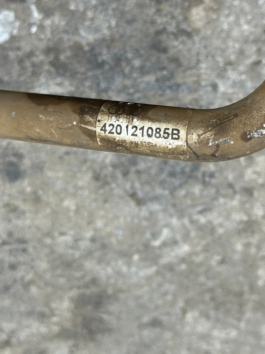 2014 AUDI R8 V10 REAR RIGHT COOLANT PIPE HOSE 420 121 085 B 420 121 481 C OEM