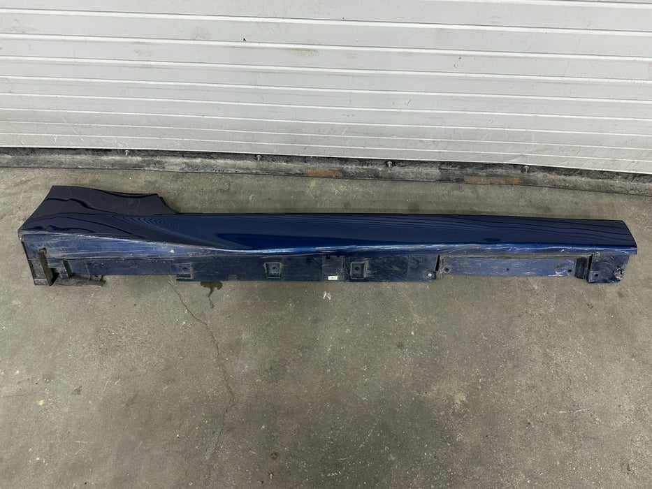 2013 NISSAN 370Z SPORT CONVERTIBLE RIGHT SIDE SKIRT MIDNIGHT BLUE OEM *WEAR 4,6*