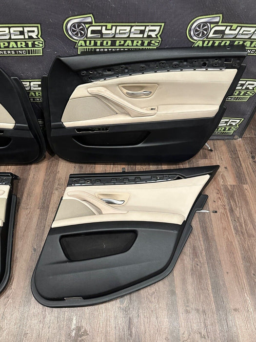 2011 BMW 550i F10 5 SERIES FRONT REAR LEFT RIGHT DOOR PANELS OEM *READ*