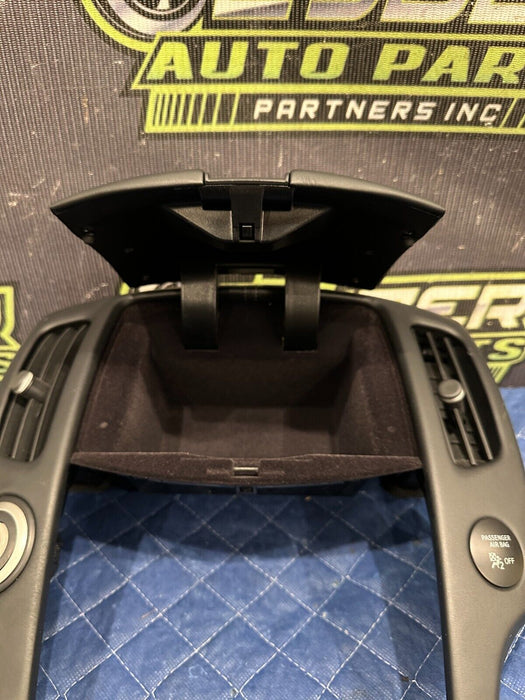 2010 NISSAN 370Z CONVERTIBLE CENTER STORAGE TRIM AC SURROUND TRIM OEM 2009-2020