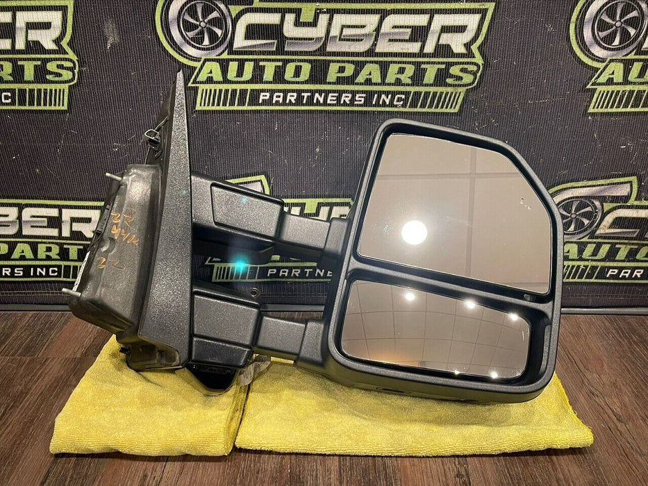 2017-22 FORD F250 F350 F450 PASSENGER RIGHT TOW MIRROR W CAMERA OEM *MINOR FLAWS