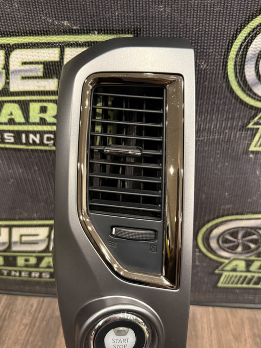 2017 NISSAN TITAN XD RESERVE LEFT DASHBAORD AIR VENT W PUSH START OEM