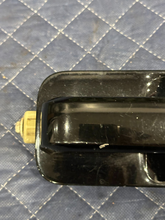 2017-2019 FORD F250 F350 F450 REAR LEFT DOOR HANDLE OEM BLACK PEARL G1 *FLAW*
