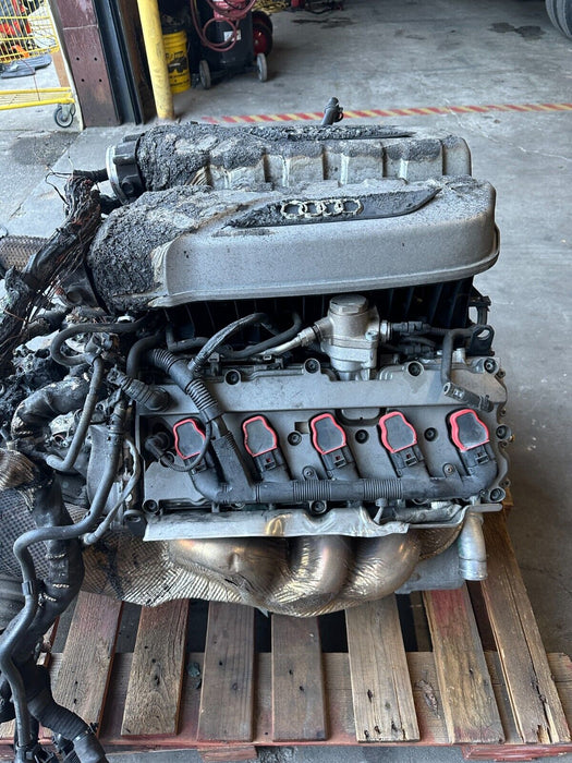 2014 AUDI R8 5.2L V10 ENGINE MOTOR LONG BLOCK ASSEMBLY 31K MILES