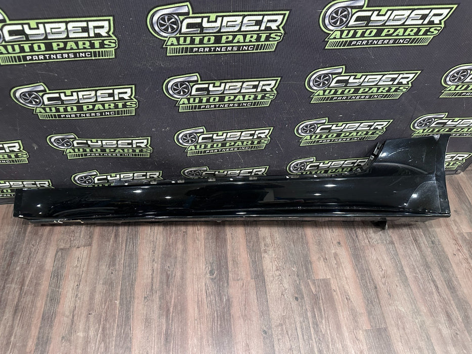 2015 JAGUAR F TYPE DRIVER LEFT SIDE SKIRT MOULDING BLACK OEM