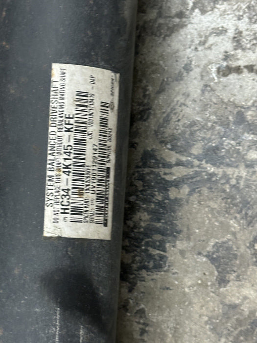 2017 2018 2019 2020 2021 2022 FORD F450 DIESEL REAR DRIVE SHAFT HC34-4K145-KFE