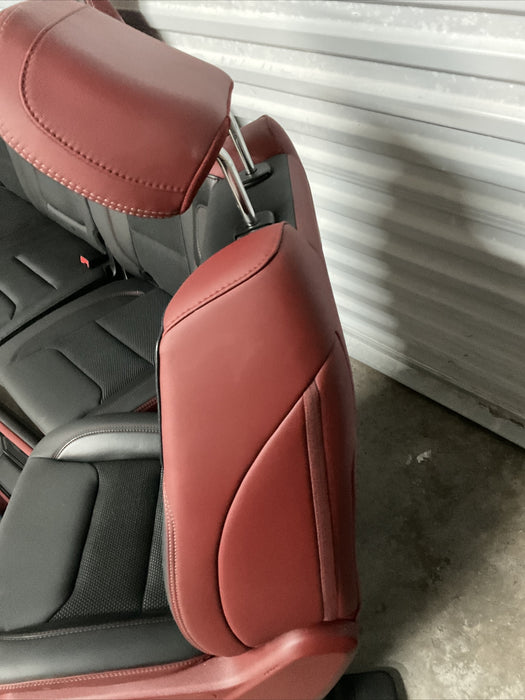 2022 RAM 1500 TRX 6.2L INTERIOR FRONT DOOR PANELS DRIVER PASSENGER OEM RED