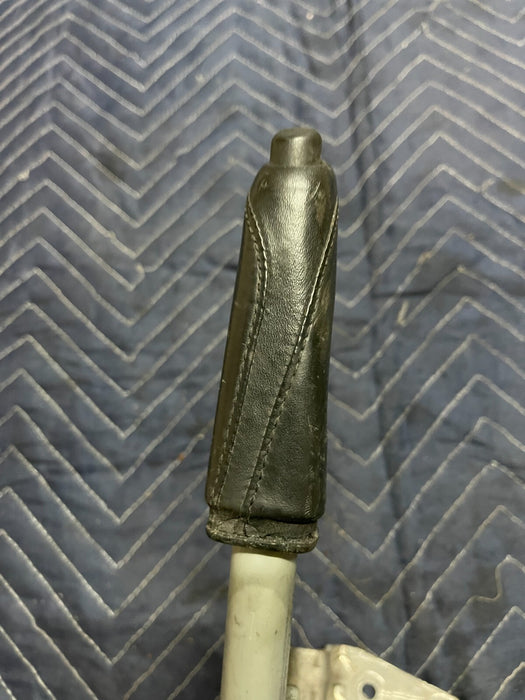 2015 BMW M4 LEATHER PARKING BRAKE/ E BRAKE HANDLE LEVER OEM *DAMAGE*