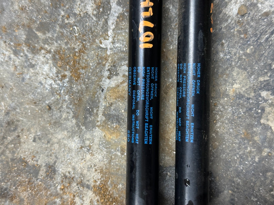 2014 AUDI R8 FRONT LEFT RIGHT HOOD LIFT SUPPORT STRUTS 420 823 359 OEM