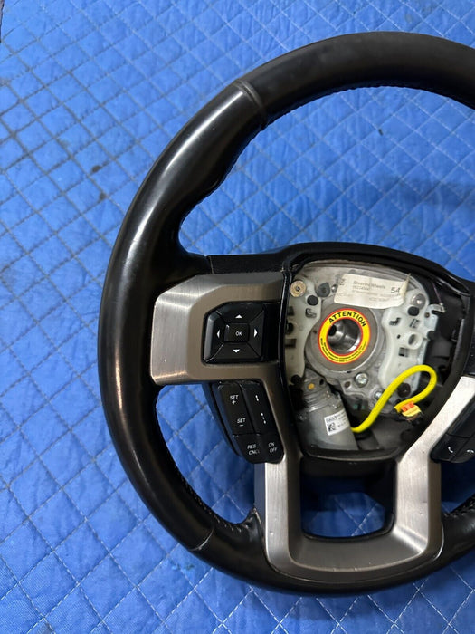 2019 FORD F350 F450 PLATINUM STEERING WHEEL ADAPTIVE CRUISE AND STEERING~READ~