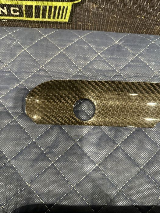 2014 AUDI R8 LEFT RIGHT CARBON FIBER CENTER CONSOLE COVER TRIM PANEL 423 863 337