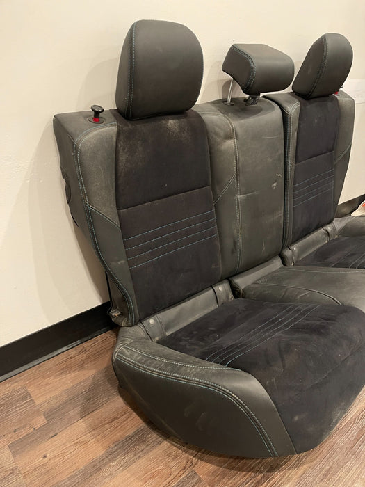 2016 SUBARU WRX STI REAR SEATS SERIES.HyperBlue *DIRTY* 2015-2020 BLUE STITCHING