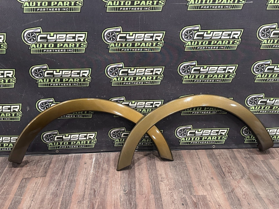 2017-2022 FORD F250 F350 FRONT LEFT RIGHT FENDER FLARES GOLD OEM *PAINT FLAWS*