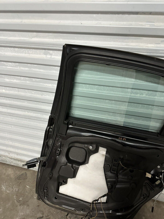 2011 BMW 550i F10 5 SERIES REAR RIGHT DOOR GRAPHITE METALLIC (A90)~MINOR SCUFFS~