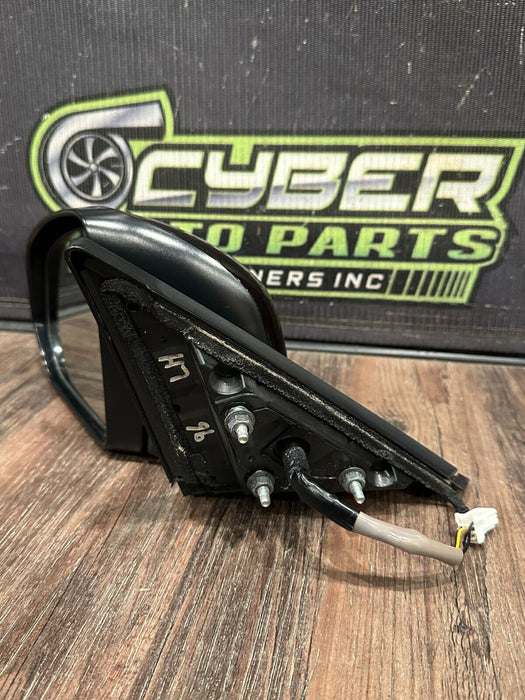 2010 NISSAN 370Z DRIVER LEFT DOOR MIRROR BLACK CHEERY (NAG) OEM