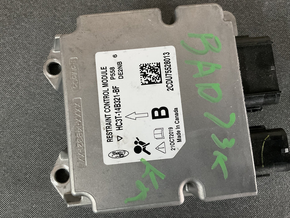 2019 FORD F250 KING RANCH CONTROL MODULE HC3T-14B321-BE OEM~FAULTED~
