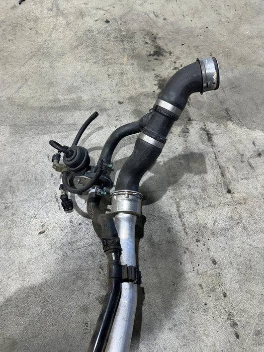 2014 PORSCHE 911 TURBO S REAR RIGHT ENGINE WATER COOLANT HOSE LINES OEM